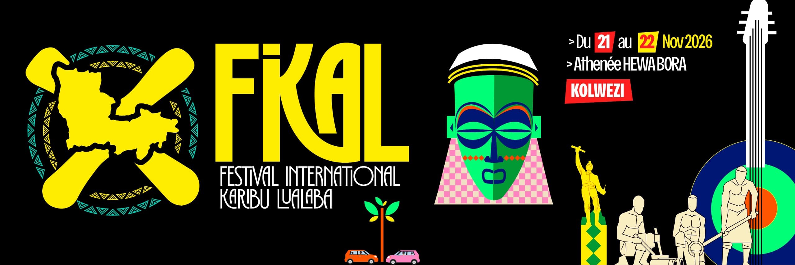 Festival International Karibu Lualaba visual identity